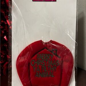 NWT Handcrafted Elf clothing Red Christmas Sweater